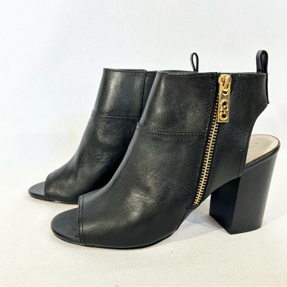 Open Toe, Side Zipper, Chunky Heel - image 3